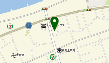 タックルベリーにいがた上所店の地図画像