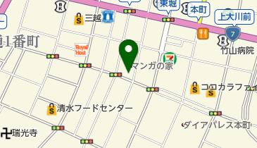 鳥半商店の地図画像