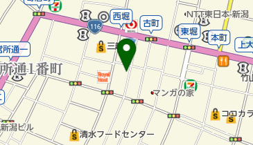 ビリヤード勝美の地図画像