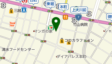 エリザベス・ヘアー美容室の地図画像