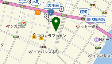 坂上美容室の地図画像