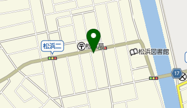 ジャストカット 松浜店の地図画像