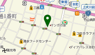 テンユウドウ美容室の地図画像