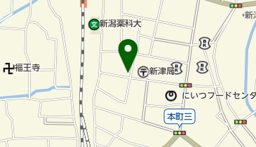 戸田美容室の地図画像
