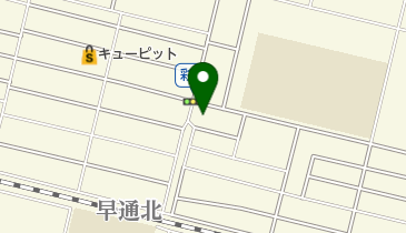 美容室ティファニーの地図画像