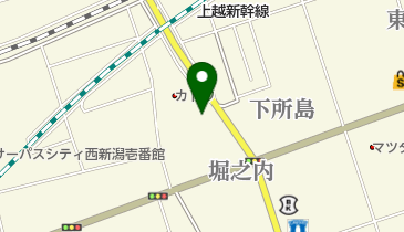 ペットフォレスト新潟の地図画像