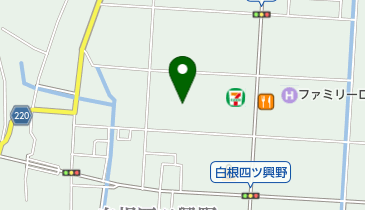 ドックサービス白根の地図画像