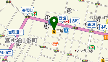 TASAKI新潟三越店の地図画像