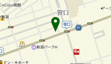 マルコ株式会社 笹口店の地図画像