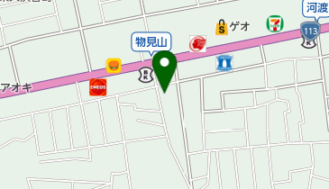 イワクラヘアーサロンの地図画像