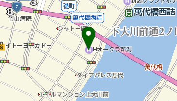 進藤理容院ホテルオークラ新潟店の地図画像