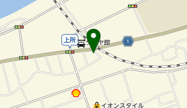 中村理容室の地図画像