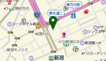 株式会社日本旅行 新潟支店の地図画像