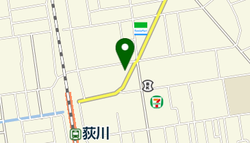 高はしや食堂の地図画像