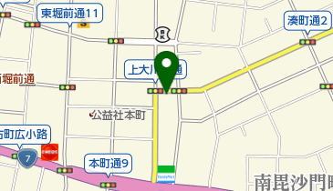 だるま食堂の地図画像