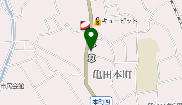 つの田食堂の地図画像
