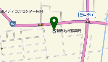 新潟県新潟地域振興局巻庁舎 警備員室・休日・夜間の地図画像