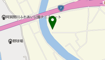 新潟県派川加治川濁川取水場の地図画像