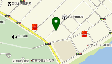 新潟市役所 コミュニティセンター 白山コミュニティハウスの地図画像
