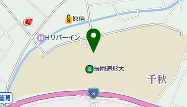 長岡造形大学の地図画像