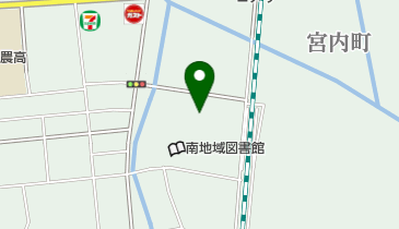 長岡市 南部体育館の地図画像