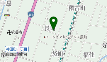 メガネ宝石時計の米山の地図画像