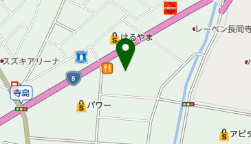 N-1グループ パチンコN-1長岡寺島店の地図画像