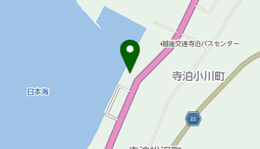 寺泊マリーナの地図画像