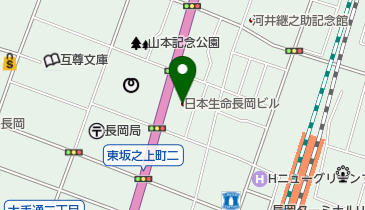 日本生命保険相互会社 ライフプラザ長岡・ご来店窓口の地図画像