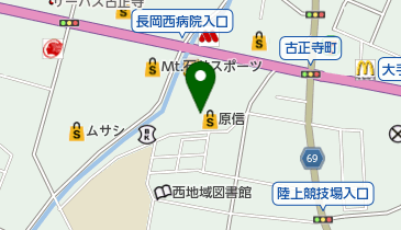 フレンド 西長岡店の地図画像