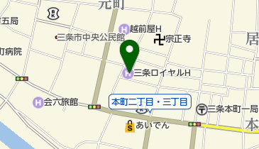 三条北ロータリークラブの地図画像