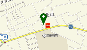 北条化粧品店の地図画像