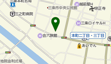 田中時計店の地図画像
