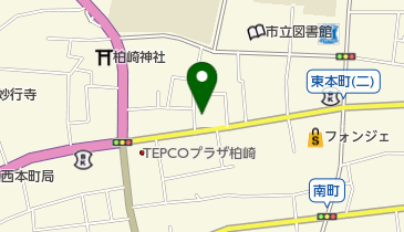 マツウラカバン店の地図画像
