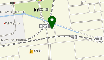 和栗自動車販売の地図画像