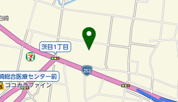 美容室ループの地図画像