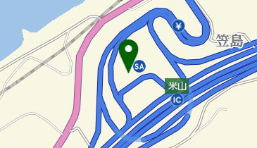 北陸自動車道米山SA下り線レストランの地図画像