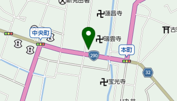 ナベタニ靴店 中央町本店の地図画像