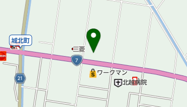 ミオスオート新発田の地図画像