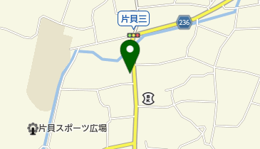 富田屋衣料品店の地図画像