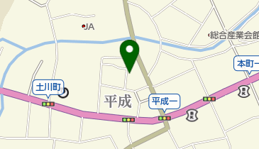高栄クリーニング店の地図画像