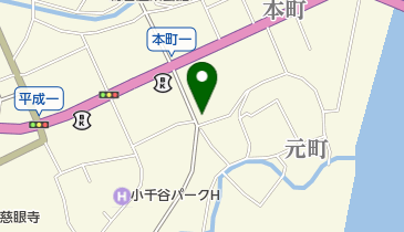 中町理髪店の地図画像