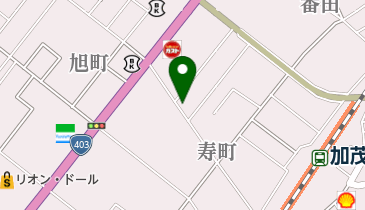 カトリック加茂教会の地図画像