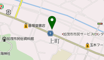 川田時計店の地図画像