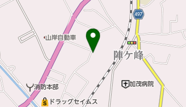 ビューティサロンあおきの地図画像