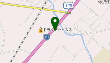 石沢左官店の地図画像