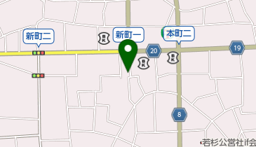 藤原家電の地図画像