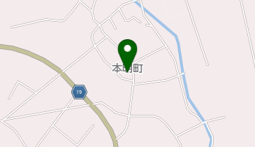 本明町公民館の地図画像