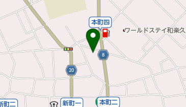 ばら美容室の地図画像