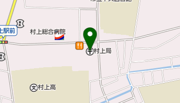 JP労働組合下越支部村上分会の地図画像